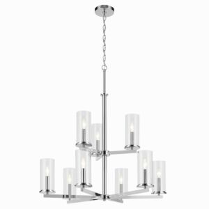 Crosby  Chandelier in Chrome by Kichler