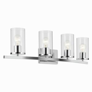 Crosby  Bathroom Vanity Light in Chrome by Kichler