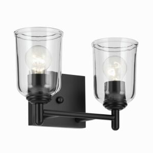 Shailene  Bathroom Vanity Light in Black by Kichler