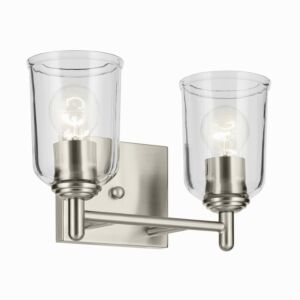 Shailene  Bathroom Vanity Light in Brushed Nickel by Kichler