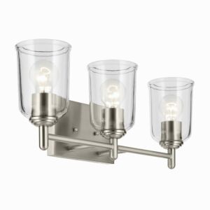 Shailene  Bathroom Vanity Light in Brushed Nickel by Kichler