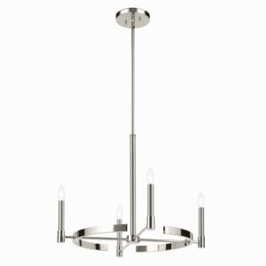 Tolani  Chandelier in Polished Nickel by Kichler