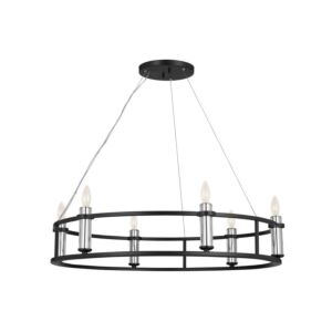 Rosalind  Chandelier in Black by Kichler