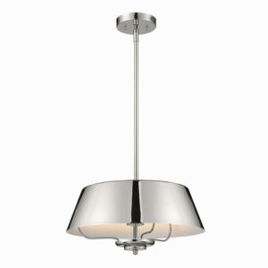 Luella  Pendant Semi Flush Mount in Polished Nickel by Kichler