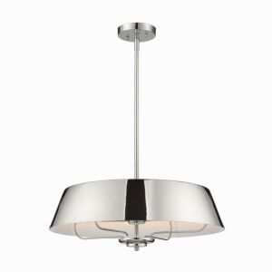 Luella  Pendant Semi Flush Mount in Polished Nickel by Kichler