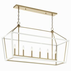 Delvin  Linear Chandelier in Champagne Bronze by Kichler