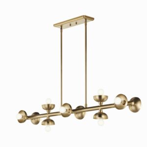 Palta  Linear Chandelier in Champagne Bronze by Kichler