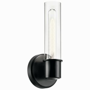 Aviv  Wall Sconce in Black by Kichler