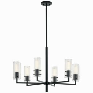 Velestino  Chandelier in Black by Kichler