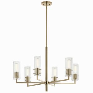 Velestino  Chandelier in Champagne Bronze by Kichler