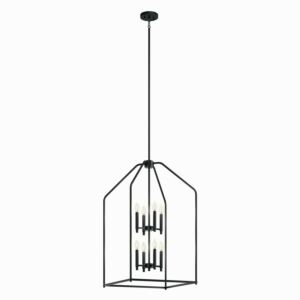 Madden  Foyer Pendant in Black by Kichler