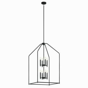 Madden  Foyer Pendant in Black by Kichler