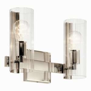 Jemsa  Bathroom Vanity Light in Polished Nickel by Kichler