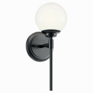 Benno  Wall Sconce in Black by Kichler