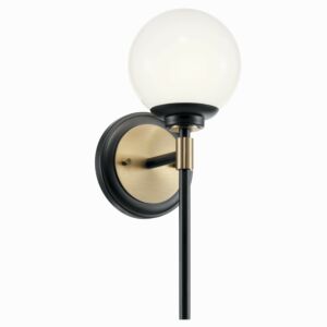 Benno  Wall Sconce in Black by Kichler