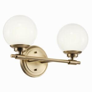 Benno  Bathroom Vanity Light in Champagne Bronze by Kichler