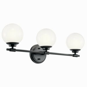 Benno  Bathroom Vanity Light in Black by Kichler