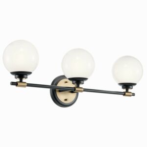 Benno  Bathroom Vanity Light in Black by Kichler