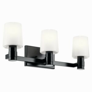 Adani  Bathroom Vanity Light in Black by Kichler