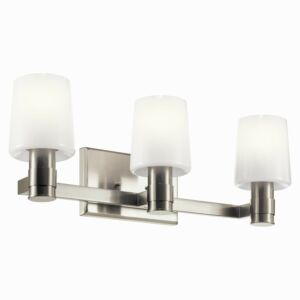 Adani  Bathroom Vanity Light in Brushed Nickel by Kichler