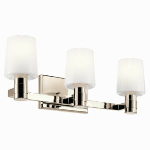 Adani  Bathroom Vanity Light in Polished Nickel by Kichler