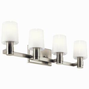 Adani  Bathroom Vanity Light in Brushed Nickel by Kichler