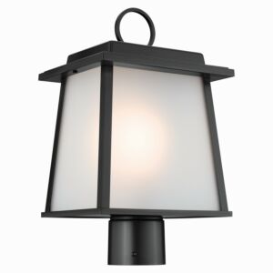 Noward  Outdoor Post Lantern in Black by Kichler