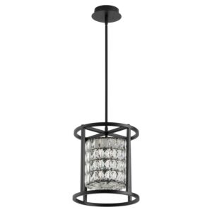 Elan LED Pendant in Black by Oxygen Lighting