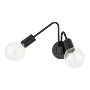 Drea  Wall Sconce in Soft Black by Mitzi