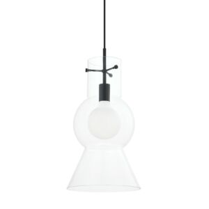 Mirabel  Pendant in Soft Black by Mitzi