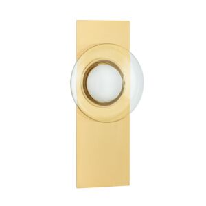 Pound Ridge LED Wall Sconce in Aged Brass by Hudson Valley