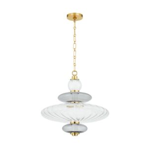 Williams LED Pendant in Aged Brass by Hudson Valley