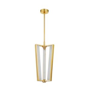 Edgemere LED Pendant in Aged Brass by Hudson Valley