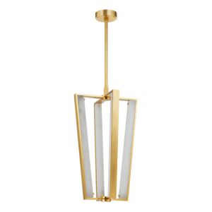 Edgemere LED Pendant in Aged Brass by Hudson Valley