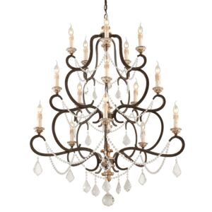 Bordeaux  Chandelier in Parisian Bronze by Troy Lighting