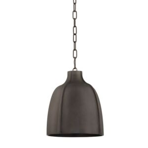 Flint  Pendant in Blackened Graphite by Troy Lighting