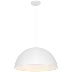 Huck  Pendant in Matte White by Access