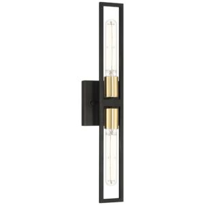 Tyne LED Wall Sconce in Blackith Antique Brushed Brass by Access