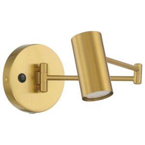 Austin LED Reading Light in Antique Brushed Brass by Access