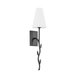 Elwyn  Wall Sconce in Black Iron by Troy Lighting