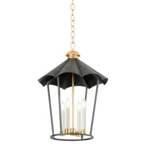 Wildomar  Lantern in Vintage Gold Leaf French Iron by Troy Lighting