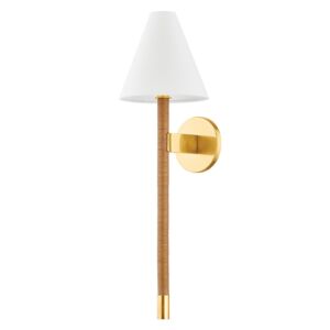 Watkins  Wall Sconce in Aged Brass by Hudson Valley