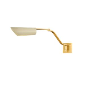 Douglaston  Wall Sconce in Aged Brass  Soft Sand by Hudson Valley