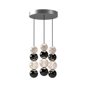 Onyx LED Pendant in Polished Nickel by Alora