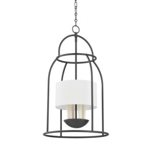 Delia  Lantern in Aged Iron by Mitzi