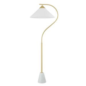 Bianca  Floor Lamp in Aged Brass by Mitzi