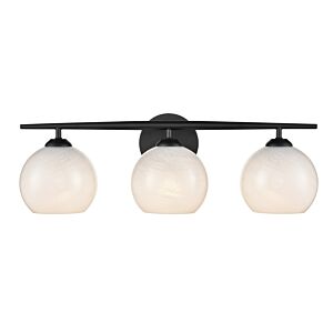 Kimorra  Bathroom Vanity Light in Matte Black by Millennium