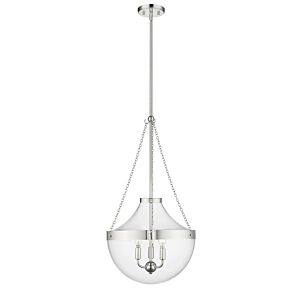 Clarra  Pendant in Polished Nickel by Millennium