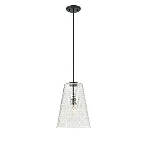 Saben  Pendant in Matte Black by Millennium