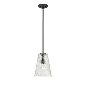 Saben  Pendant in Matte Black by Millennium